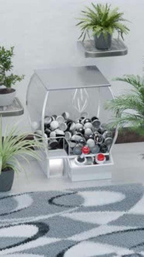 3D Animated Claw Machine Prize Grab