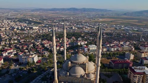 Aerial View Mosque