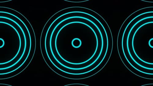 Blauroter abstrakter Hintergrund mit lockigem Muster Vj Loop-Animation in 4K