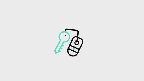 Room Key Animated Icon