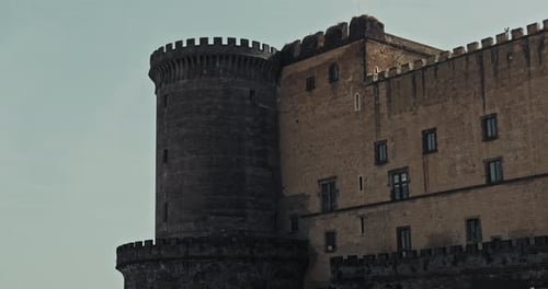 Historic Castle Featuring a Round Tower