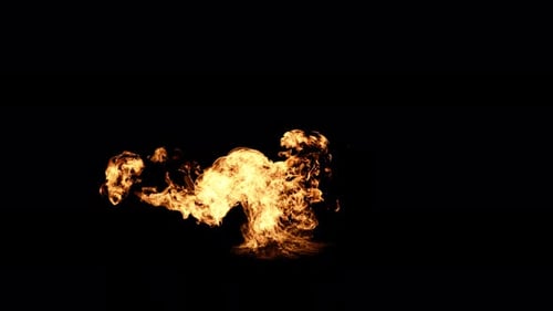 Realistic Fire Burst Effect for Action Scenes