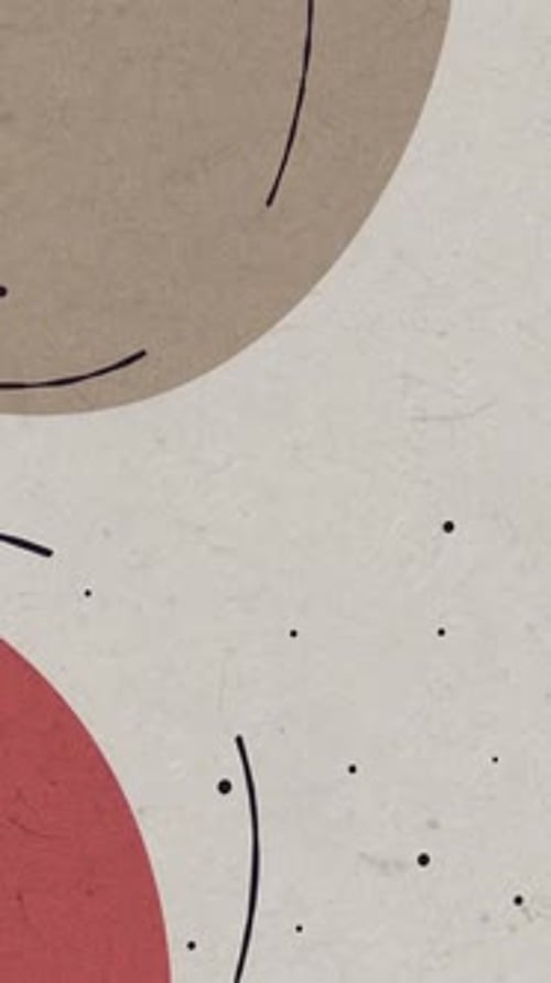 Fond animé de motif Doodle