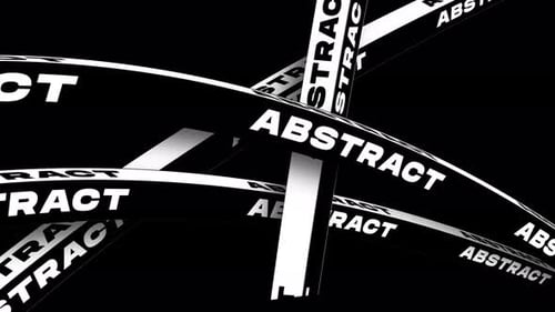 Abstract 4K Typography