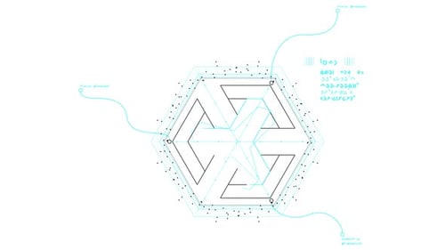 HUD for Alien Style Interface on the Alpha Channel