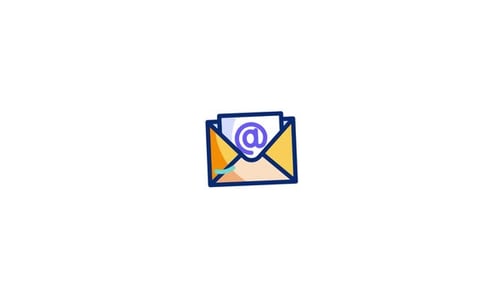 Animated Email Icon with New Message Notification