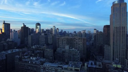 Cityscape of Urban Metropolis Skyline Buildings