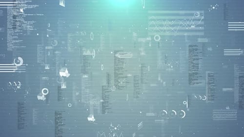 3D Business Statistics Market Data Infographics Layout Animation Business Market Data Analysis