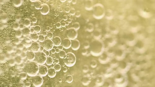 Bubble Emulsionsöl Liquid Golden Serum Fluid Flow