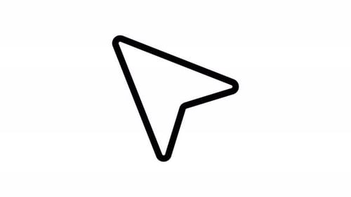 direct selection line icon animation