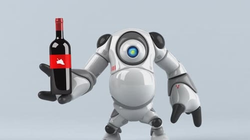Großer Roboter - 3D-Animation