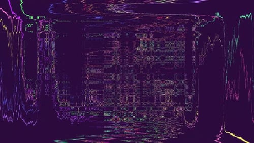 Glitch Datamoshing abstrakter Hintergrund