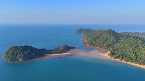 Tropical coastline.