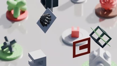 Animation of Geometric Shapes in Motion