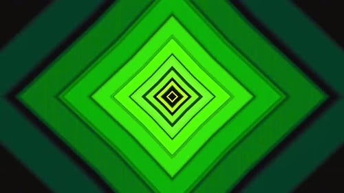 Abstrakte grüne Rautenmuster, psychedelische Kunst, geometrisches Design, digitale Illustration, lebendige Farben, neu