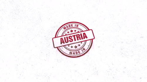 Made In Austria Rubber Stamp