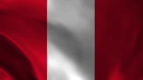 Vídeo 3D de la bandera de Perú