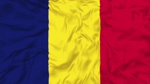 Realistic Fabric Waving Flag Animation