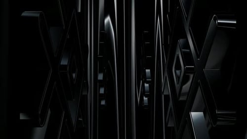 Abstract Dark Geometric Corporate Background Animation