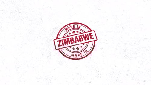 Made In Zimbabwe Rubber Stamp