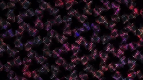 3D, lignes lumineuses et brillantes abstraites, ensemble de vagues, coloré, fond noir