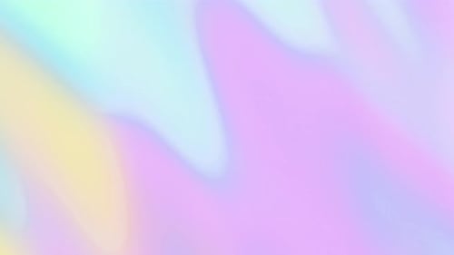 Retro 90s hologram gradient colors pastel.