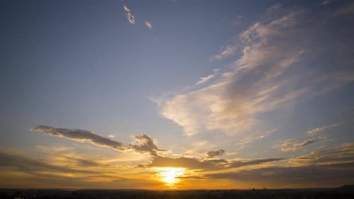 Sunrise Time-Lapse over the City