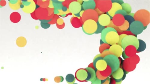 Colorful Particals