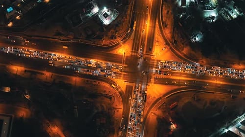 Aerial footage of Dubai, UAE