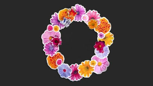 Paper Flowers Letter O