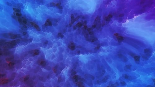Vibrant Abstract Blue Purple Fluid Loop Background