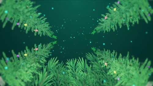 Christmas Tree Background Loop