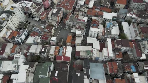 Aerial view of Istanbul downtown, Turkey.