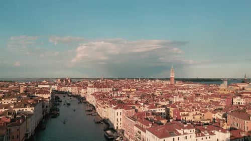 Aerial View of Venice Italy