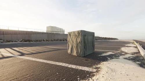 Covered Cube Reveal with Realistic Animation