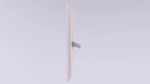 Close-Up de um interruptor de luz seletor preto em placa de parede branca