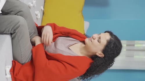 Vidéo verticale de la sensation de fatigue.