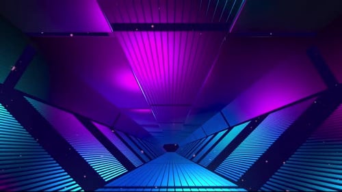 Visuelle Schleife auf Tunnelrückseite