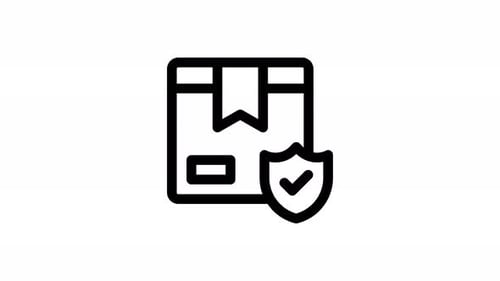 insurance line icon animation