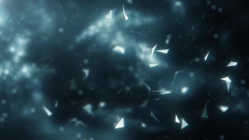 Corporate Blue Particles Loop