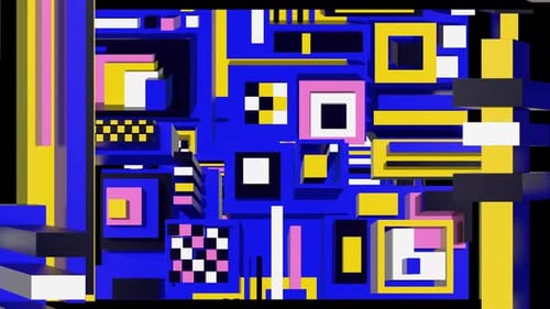 Fondo rectangular geométrico 3