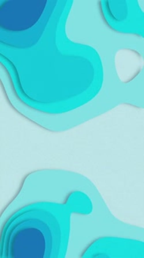 Seamless Vertical Fluid Blue Layered Motion Background