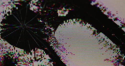 VHS Noise Hole Crack Dirty Paint Streaks Pixel