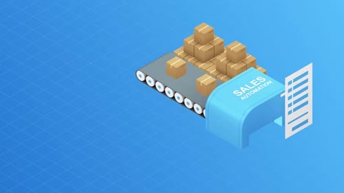 Automated Conveyor Belt System For Efficient Product Distribution And Sales Tracking