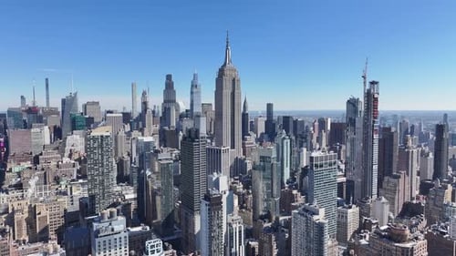Empire State At Manhattan In New York United States.