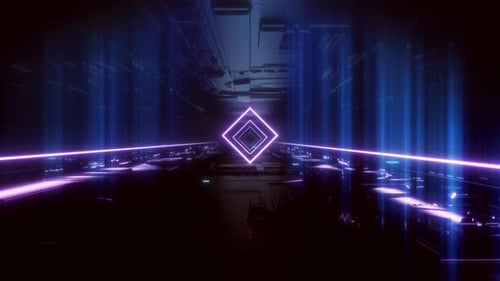 Neon Universal Background Loop 4K