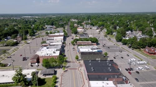 Downtown Lapeer, Michigan.