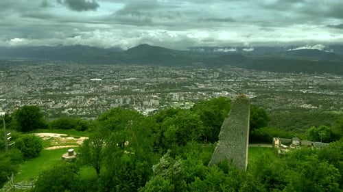 City of Grenoble Behind the Tour Sans Venin France