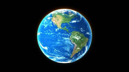Erdkugel 3D Planet Loop