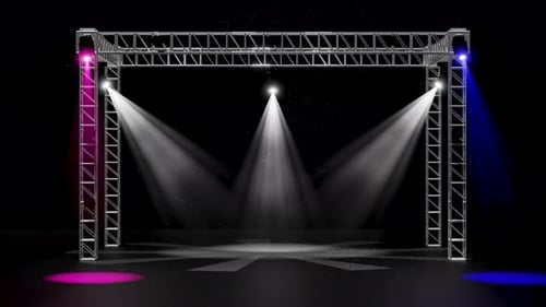 Dynamic Stage Lighting with Moving Spotlights
